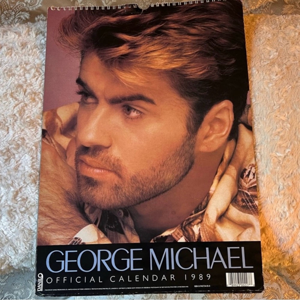 Collectable George Michael 1989 Offical Calendar by Danilo